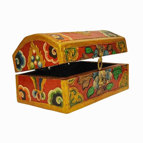 Wooden Tibetan Box-32021