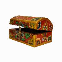 thumb2-Wooden Tibetan Box-32021