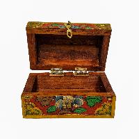 thumb4-Wooden Tibetan Box-32021