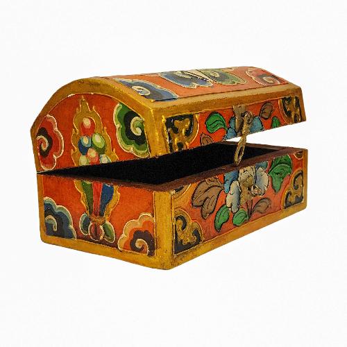 Wooden Tibetan Box-32022