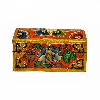 thumb1-Wooden Tibetan Box-32022