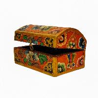 thumb2-Wooden Tibetan Box-32022