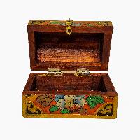 thumb4-Wooden Tibetan Box-32022