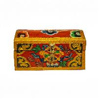 thumb1-Wooden Tibetan Box-32023