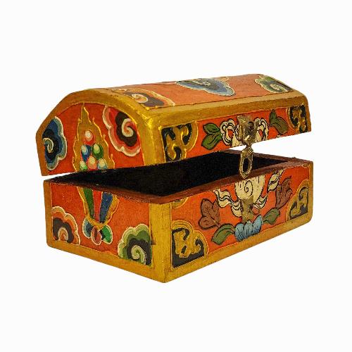 Wooden Tibetan Box-32024