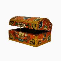 thumb2-Wooden Tibetan Box-32024