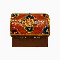 thumb3-Wooden Tibetan Box-32024