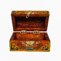 thumb4-Wooden Tibetan Box-32024