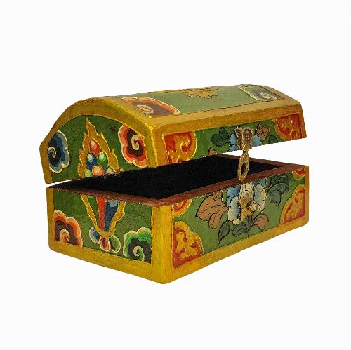 Wooden Tibetan Box-32025