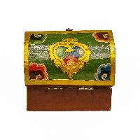 thumb3-Wooden Tibetan Box-32025