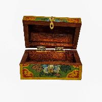 thumb4-Wooden Tibetan Box-32025