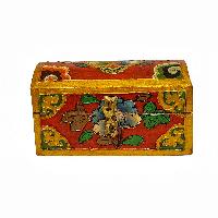 thumb1-Wooden Tibetan Box-32026