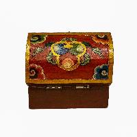 thumb3-Wooden Tibetan Box-32026