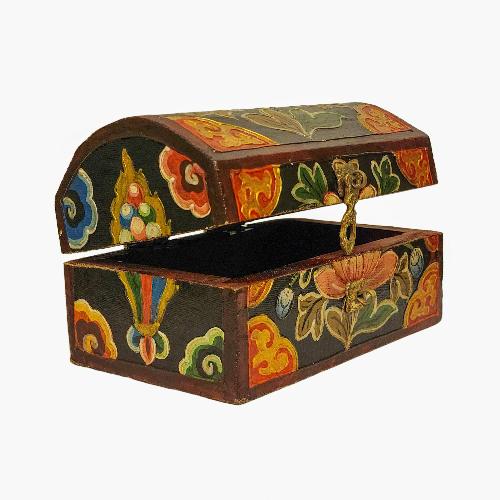 Wooden Tibetan Box-32027