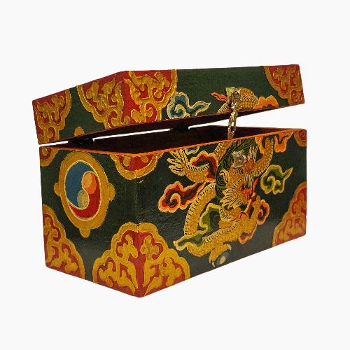 Wooden Tibetan Box-32030