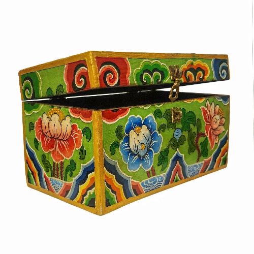 Wooden Tibetan Box-32048