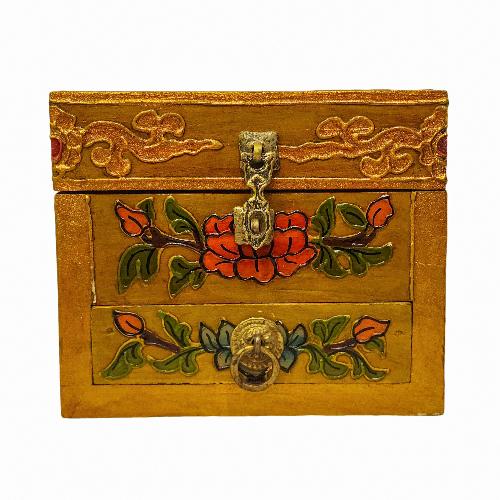 Wooden Tibetan Box-32062