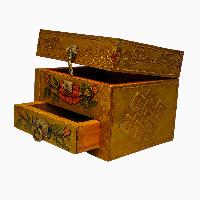 thumb1-Wooden Tibetan Box-32062