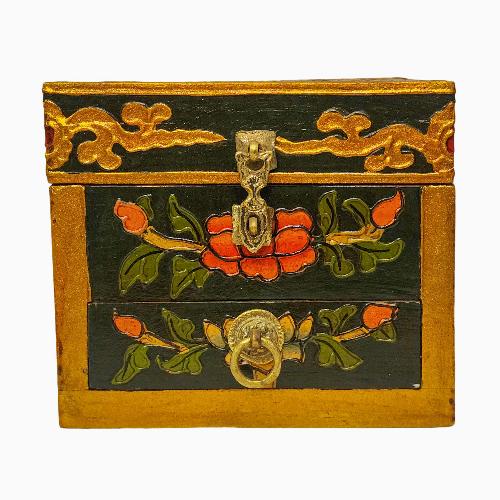 Wooden Tibetan Box-32063