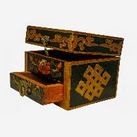 thumb1-Wooden Tibetan Box-32064
