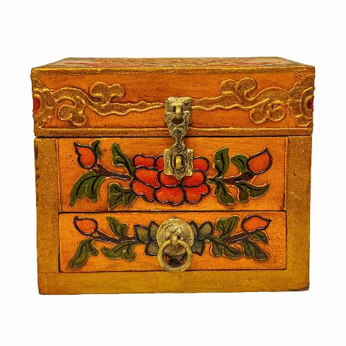 Wooden Tibetan Box-32065