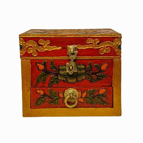 Wooden Tibetan Box-32066
