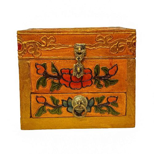 Wooden Tibetan Box-32067