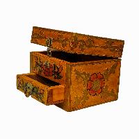 thumb1-Wooden Tibetan Box-32067