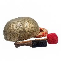 Jambati Singing Bowl, Buddhist Hand Beaten, Antique Finishing, [select Accessories]