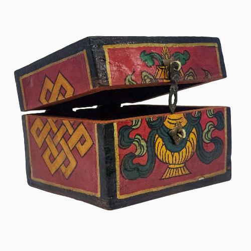 Wooden Tibetan Box-32185