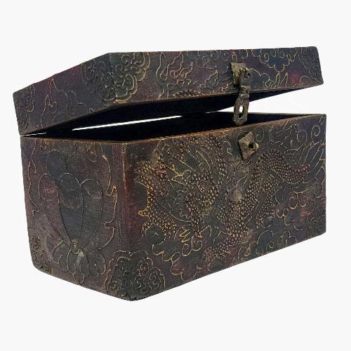 Wooden Tibetan Box-32186