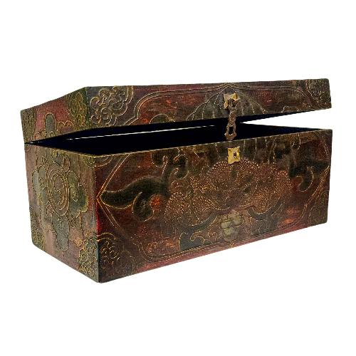 Wooden Tibetan Box-32190