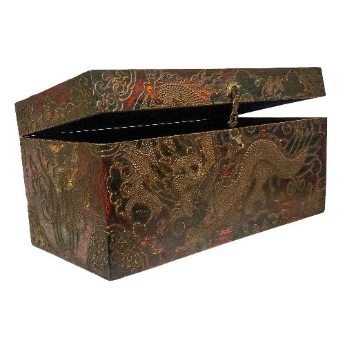 Wooden Tibetan Box-32194