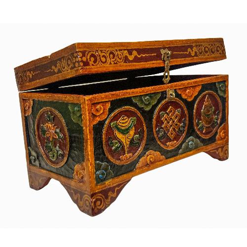 Wooden Tibetan Box-32195