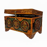thumb2-Wooden Tibetan Box-32195