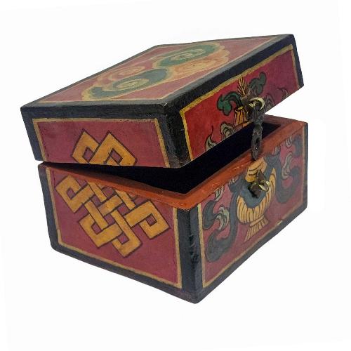 Wooden Tibetan Box-32213