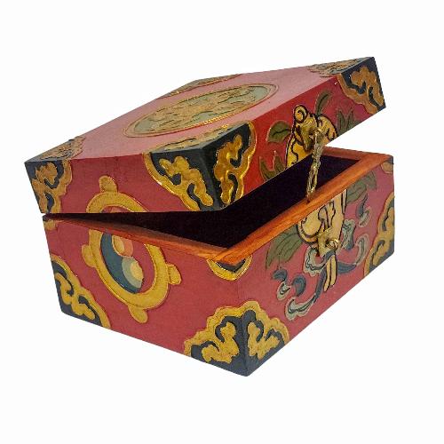 Wooden Tibetan Box-32214