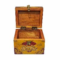 thumb5-Wooden Tibetan Box-32216