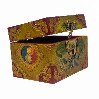 thumb2-Wooden Tibetan Box-32218