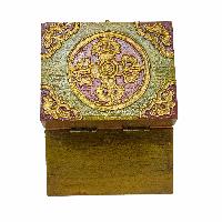 thumb4-Wooden Tibetan Box-32218