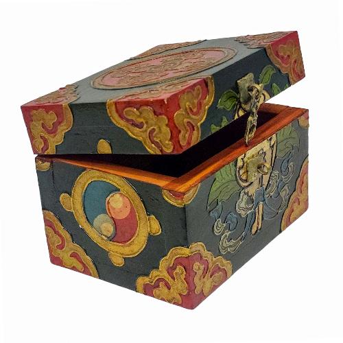 Wooden Tibetan Box-32219