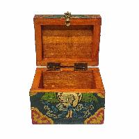 thumb5-Wooden Tibetan Box-32219