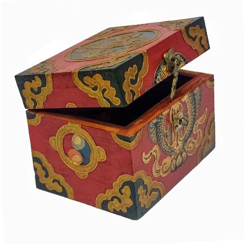 Wooden Tibetan Box-32220