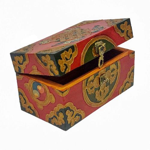 Wooden Tibetan Box-32222