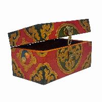 thumb2-Wooden Tibetan Box-32222