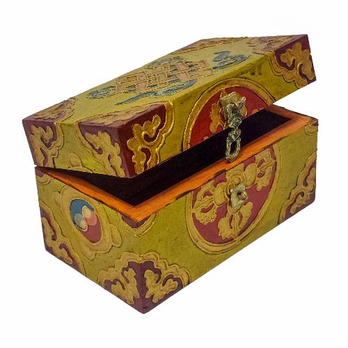Wooden Tibetan Box-32223