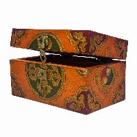thumb3-Wooden Tibetan Box-32224