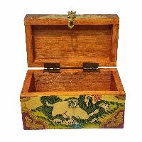 thumb5-Wooden Tibetan Box-32225