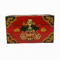 thumb1-Wooden Tibetan Box-32226