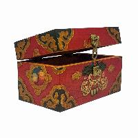 thumb2-Wooden Tibetan Box-32226